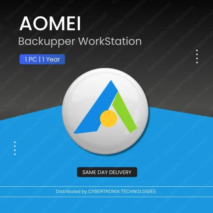 AOMEI Backupper WorkStation | 1 Year | Digital License | SAME DAY DELIVERY