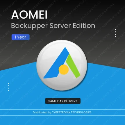 AOMEI Backupper Server Edition | 1 Year | Digital License | SAME DAY DELIVERY