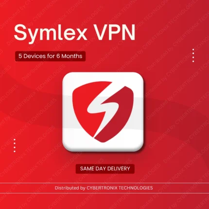 Symlex VPN 5 Devices 6 Months | Digital License | Same Day Delivery