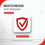 Watchdog Anti-Malware | 3 PCs for 1 Year | Digital License | SAME DAY DELIVERY