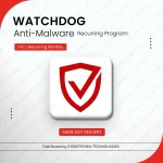 Watchdog Anti-Malware Recurring Program | 1 PC Monthly Subscription | Digital License | SAME DAY DELIVERY