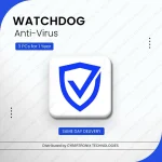 Watchdog Anti-Virus | 3 PCs for 1 Year | Digital License | SAME DAY DELIVERY
