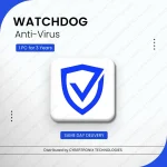 Watchdog Anti-Virus | 1 PC for 3 Years | Digital License | SAME DAY DELIVERY