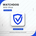 Watchdog Anti-Virus | 3 PCs for 3 Years | Digital License | SAME DAY DELIVERY