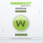 Webroot SecureAnywhere AntiVirus | 3 Devices for 1 Year | Digital License | SAME DAY DELIVERY