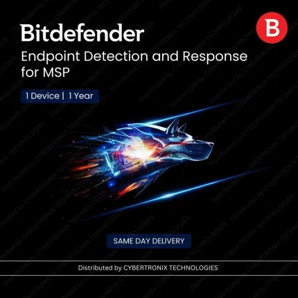 Bitdefender Endpoint Detection and Response for MSP | 1 Devices for 1 Year | Digital License | SAME DAY DELIVERY