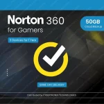 Norton 360 for Gamers | 3 Devices for 1 Year | 50GB Cloud Backup | PC / Mac® / Phones / Tablets | Digital License | SAME DAY DELIVERY