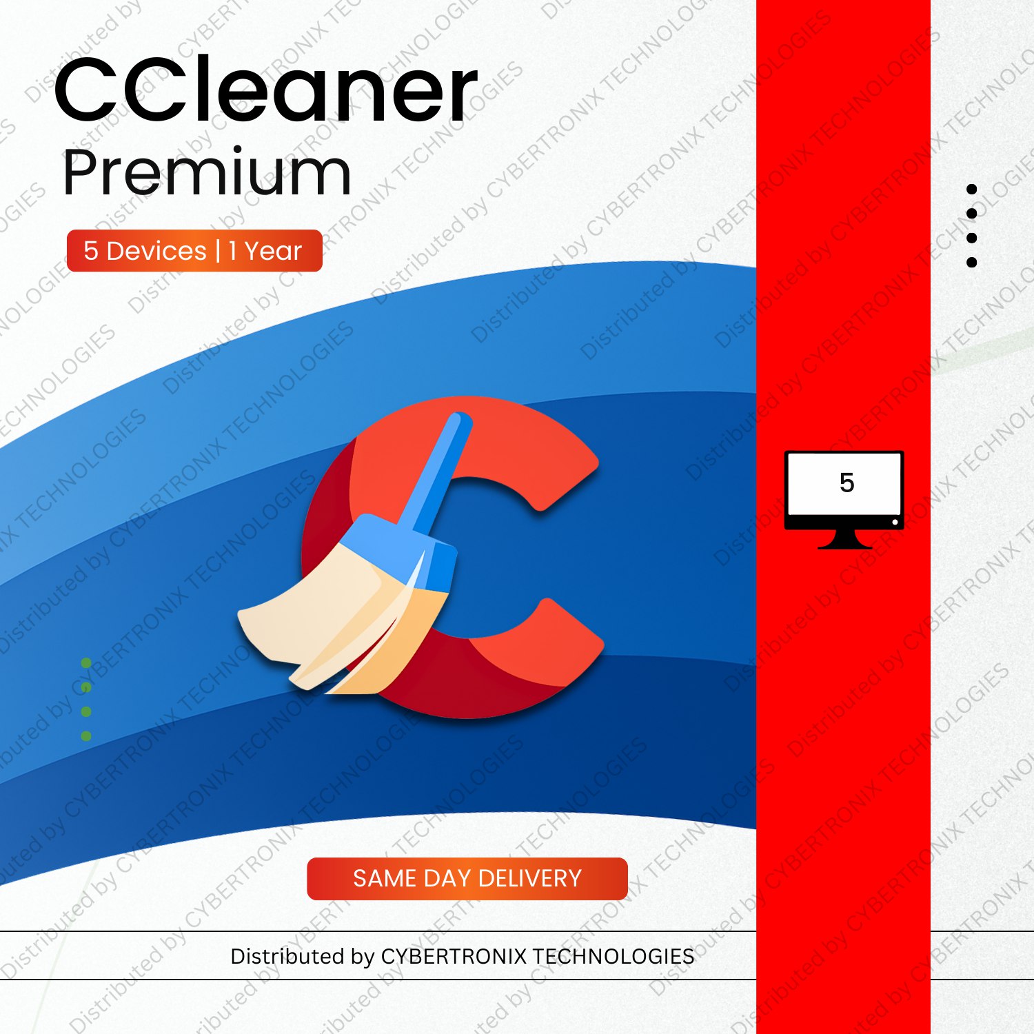 3dfc0ada-b874-4ebd-8d13-35e51aa1850e-1.jpg CCleaner Premium | 5 Devices for 1 Year | Digital License | Same Day Delivery - Image 1