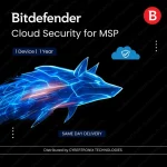Bitdefender Cloud Security for MSP | 1 Devices for 1 Year | Digital License | SAME DAY DELIVERY