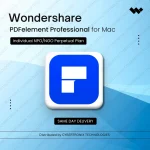 Wondershare PDFelement Professional for Mac Individual NPO/NGO | Perpetual License | Digital License | Same Day Delivery