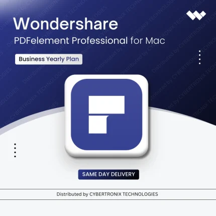 Wondershare PDFelement Professional for Mac Business | 1 Year | Digital License | Same Day Delivery