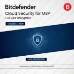 Bitdefender Cloud Security for MSP - Full Disk Encryption  | 1 Devices for 1 Year | Digital License | SAME DAY DELIVERY