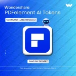PDFelement AI Tokens Monthly Plan - 1,000,000 tokens | 1 Month | Digital License | Same Day Delivery