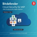 Bitdefender Cloud Security for MSP – XDR Productivity Apps Sensor | 1 Devices for 1 Year | Digital License | SAME DAY DELIVERY