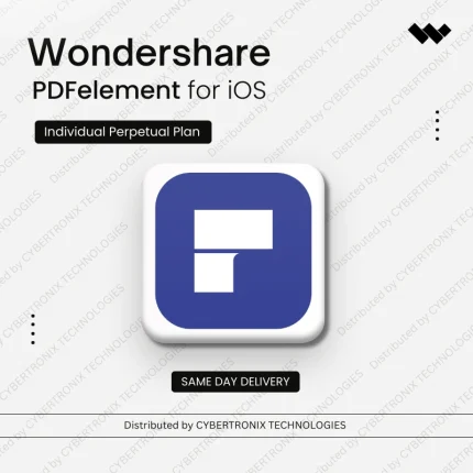 Wondershare PDFelement for iOS Individual | Perpetual License | Digital License | Same Day Delivery