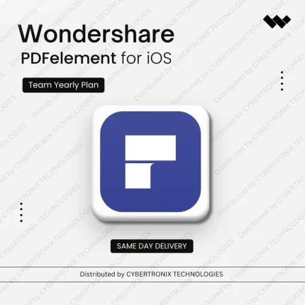 Wondershare PDFelement for iOS Team | 1 Year | Digital License | Same Day Delivery