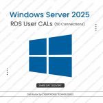 Microsoft Windows Server 2025 RDS User CALs (50 Connections) | Digital License | SAME DAY DELIVERY