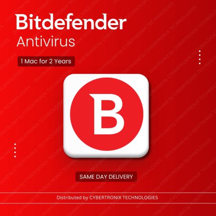 Bitdefender Antivirus | 1 Mac for 2 Years | Digital License | Same Day Delivery