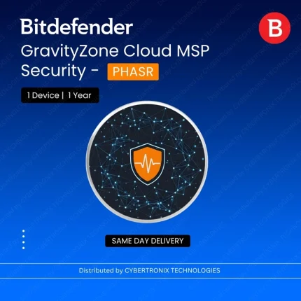 Bitdefender GravityZone Cloud MSP Security - PHASR 1 Device for 1 Year | Digital License | SAME DAY DELIVERY