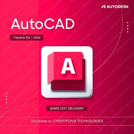 Autodesk AutoCAD  | 1 Device for 1 Year | Digital License | SAME DAY DELIVERY