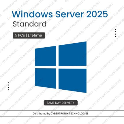 Microsoft Windows Server 2025 Standard | 5 PC License | Digital License | SAME DAY DELIVERY