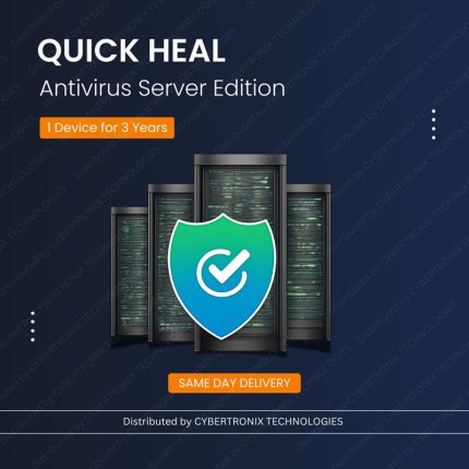 Quick Heal Server for 1 Device 3 Year | Windows Server | Digital Subscription | SAME DAY DELIVERY