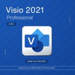 Microsoft Visio 2021 Professional | 2PCs for Lifetime | Windows | Digital License | Same Day Delivery
