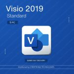 Microsoft Visio 2019 Standard | 5PCs for Lifetime | Windows | Digital License | Same Day Delivery