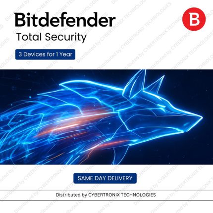 Bitdefender Total Security | 3 Devices for 1 Year | Digital License | Same Day Delivery