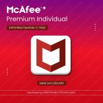 McAfee+ Premium Individual | Unlimited Devices for 1 Year | Digital License | SAME DAY DELIVERY