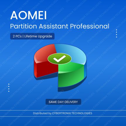 AOMEI Partition Assistant Professional 2PCs | Lifetime Upgrade | Digital License | SAME DAY DELIVERY