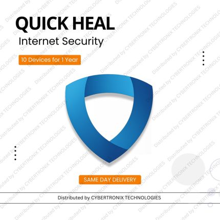 Quick Heal Internet Security for 10 Device 1 Year | Windows | Digital Subscription | SAME DAY DELIVERY