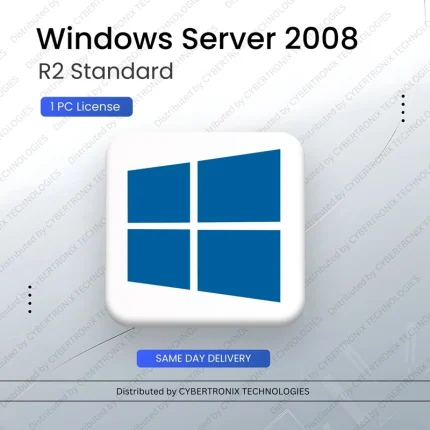 Microsoft Windows Server 2008 R2 Standard | 1 PC License | Digital License | SAME DAY DELIVERY