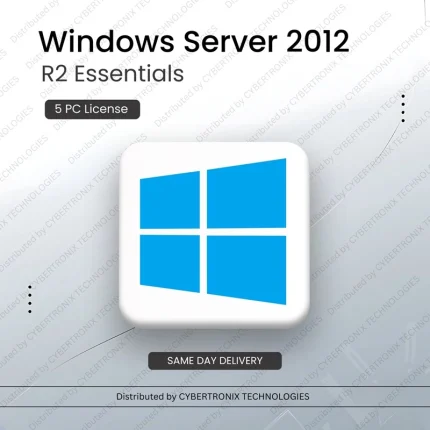 Microsoft Windows Server 2012 R2 Essentials | 5 PC License |Digital License | SAME DAY DELIVERY