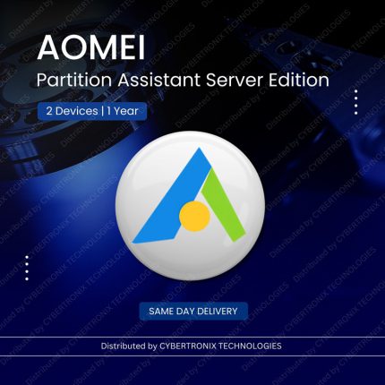 AOMEI Partition Assistant Server Edition | 1 Year | Digital License | SAME DAY DELIVERY