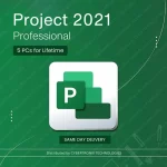 Microsoft Project 2021 Professional | 5PCs for Lifetime | Windows | Digital License | Same Day Delivery