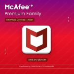 McAfee+ Premium Family | Unlimited Devices for 1 Year | Digital License | SAME DAY DELIVERY