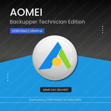 AOMEI Backupper Technician Edition | Lifetime Upgrade | Digital License | SAME DAY DELIVERY