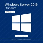 Microsoft Windows Server 2016 Standard | 5 PC License | Digital License | SAME DAY DELIVERY