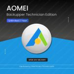 AOMEI Backupper Technician Edition | 1 Year | Digital License | SAME DAY DELIVERY