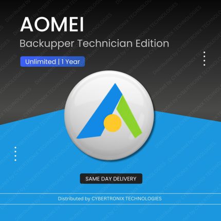 AOMEI Backupper Technician Edition | 1 Year | Digital License | SAME DAY DELIVERY