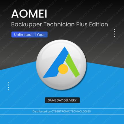 AOMEI Backupper Technician Plus Editon | Lifetime Upgrade | Digital License | SAME DAY DELIVERY