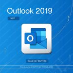 Microsoft Outlook 2019 | 5PCs for Lifetime | Windows | Digital License | Same Day Delivery