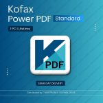 Kofax Power PDF Standard 5.0 | 1 PC Perpetual License | Digital License | Same Day Delivery