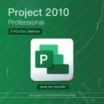 Microsoft Project 2010 Professional | 5PCs for Lifetime | Windows | Digital License | Same Day Delivery