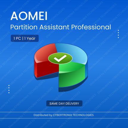 AOMEI Partition Assistant Professional 1 PC | 1 Year | Digital License | SAME DAY DELIVERY