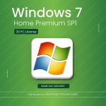 Microsoft Windows 7 Home Premium SP1 | 20 PC License | Digital License | SAME DAY DELIVERY