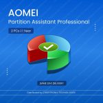 AOMEI Partition Assistant Professional 2PCs | 1 Year | Digital License | SAME DAY DELIVERY