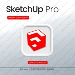 Sketchup Pro | 1 Device for 1 Year | Digital License | Same Day Delivery