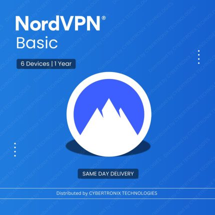 NordVPN Basic | 6 Devices for 1 Year | Digital License | SAME DAY DELIVERY